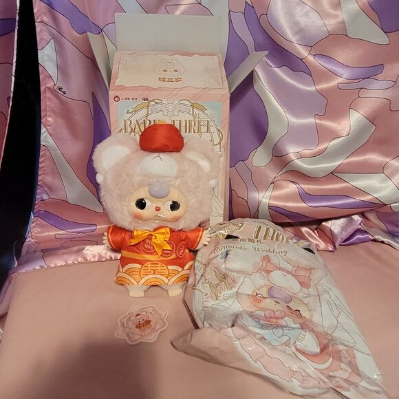 Baby Three 400% Romantic Wedding Plush Toy Blind Box Christmas Gifts Kids Toys - Picture 2 of 12